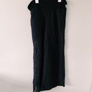 Kenneth Cole Reaction Black Patterned Pants